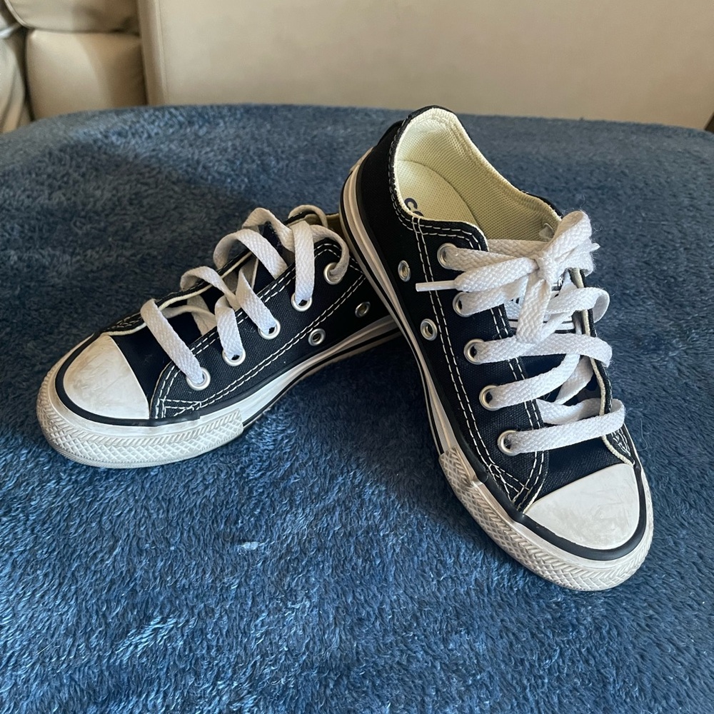 Converse Black and White Kids Sneakers
